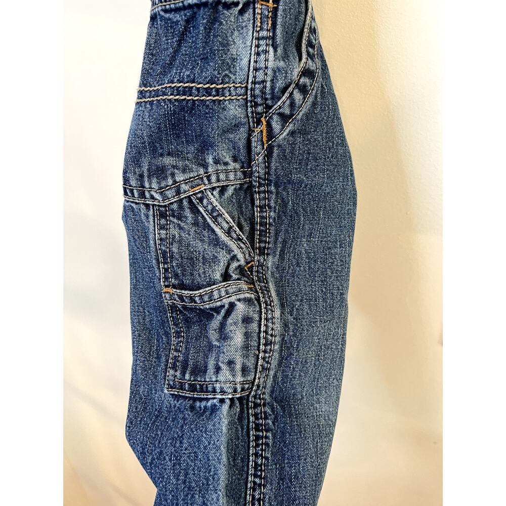 OshKosh B’gosh Vintage Denim Overalls 18 Months Carpenter Style - Picture 3 of 5